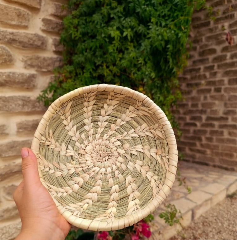 دیوارکوب حصیری